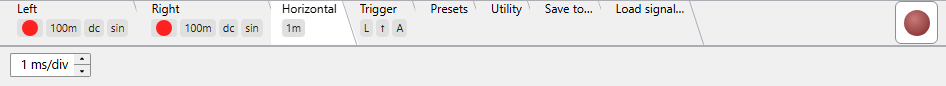 Horizontal tab